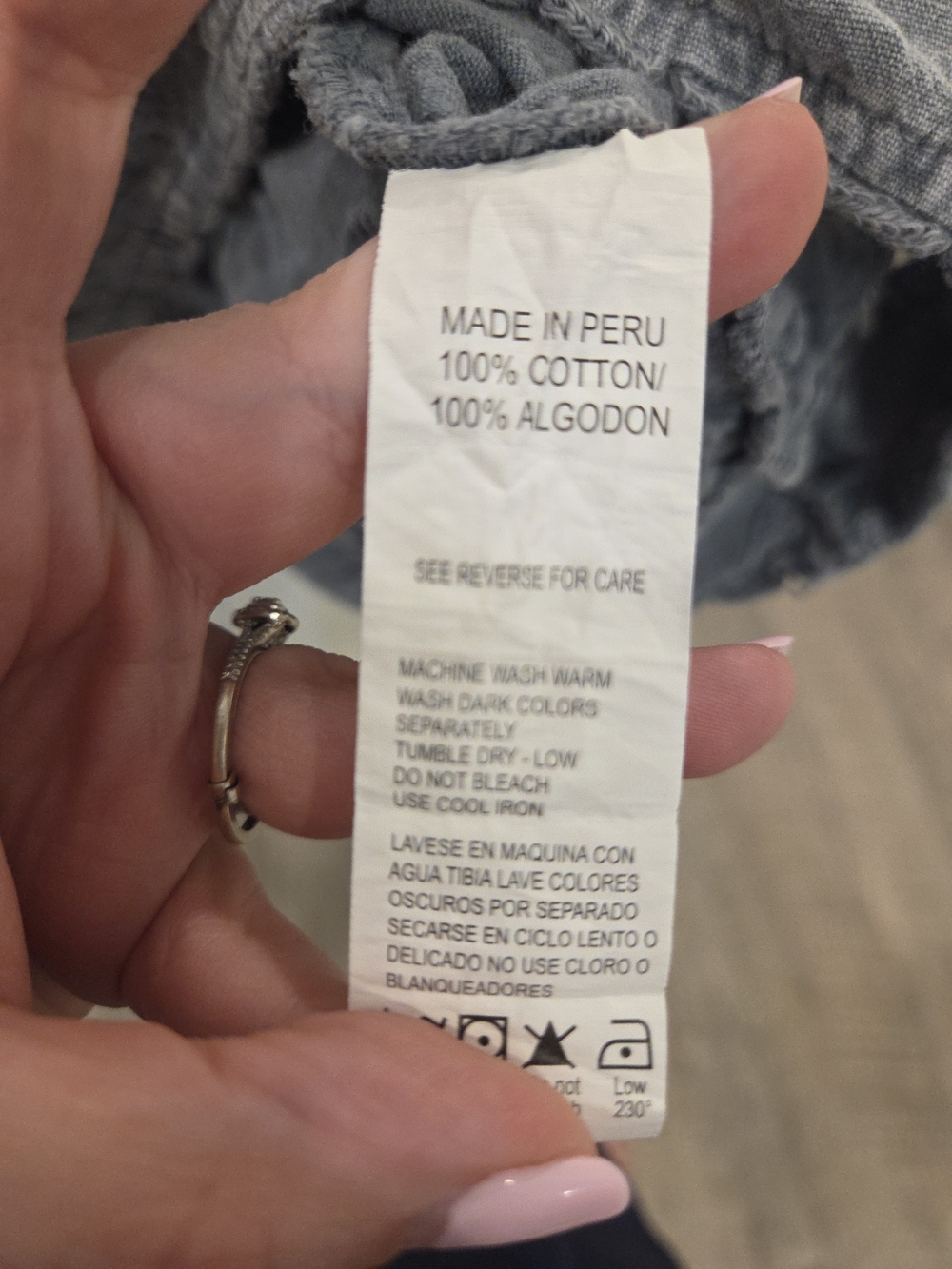 Sleeveless Gray Mini Dress L - Picture 5 of 6